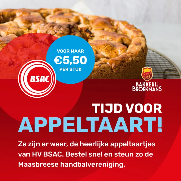 TIJD VOOR APPELTAART!